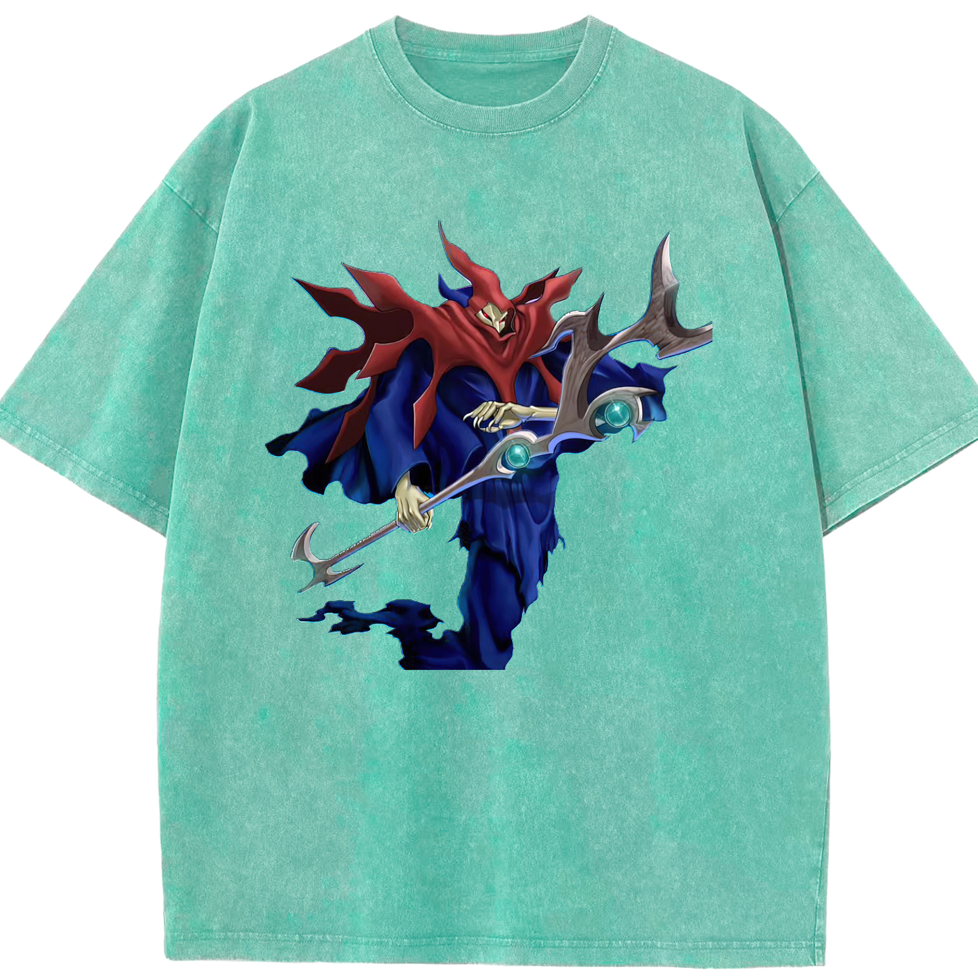 （画像用） 遊☆戯☆王 Yu-Gi-Oh! 綿100% ヴィンテージ風 半袖Tシャツ（フロントプリント）